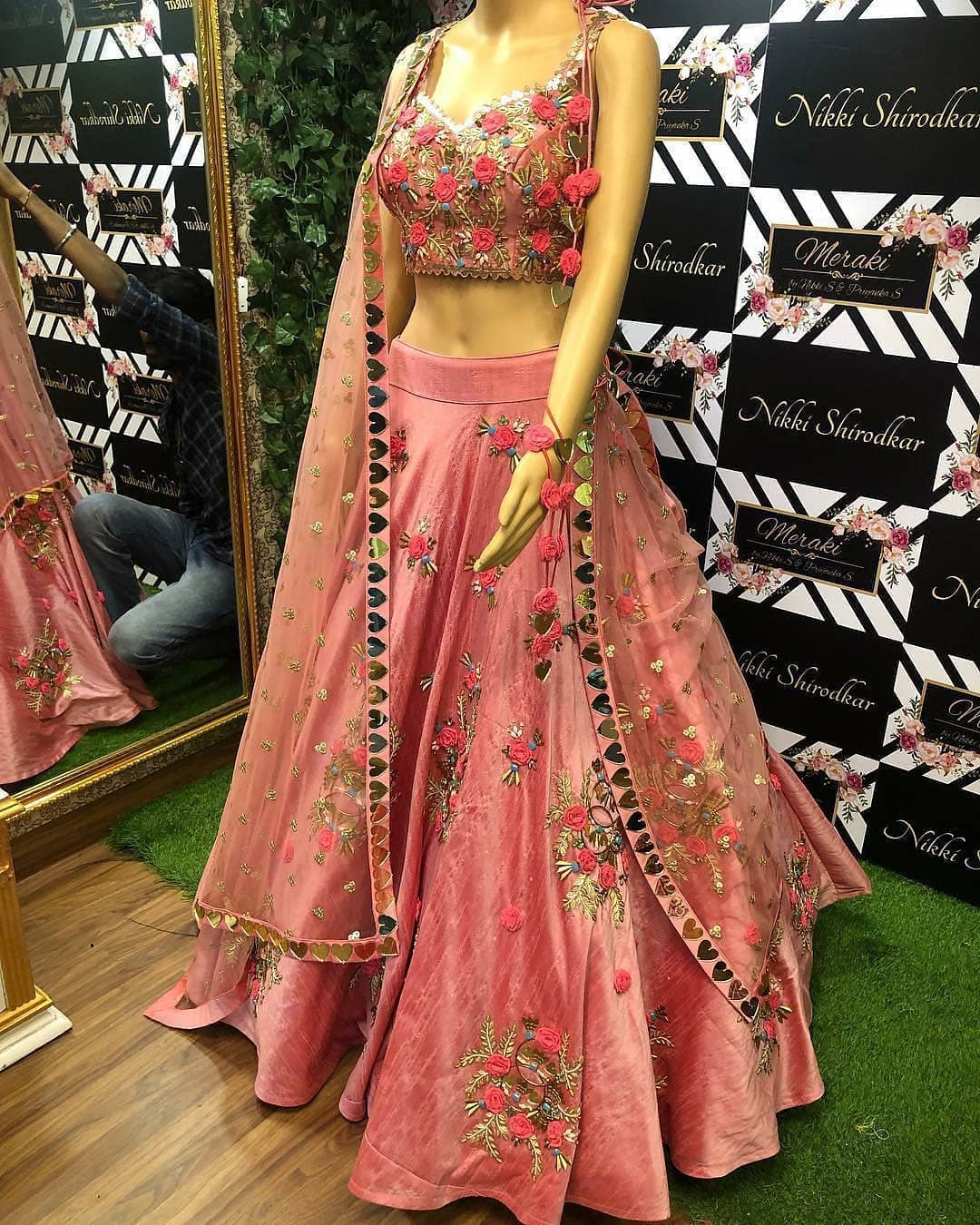 fancy lehenga top