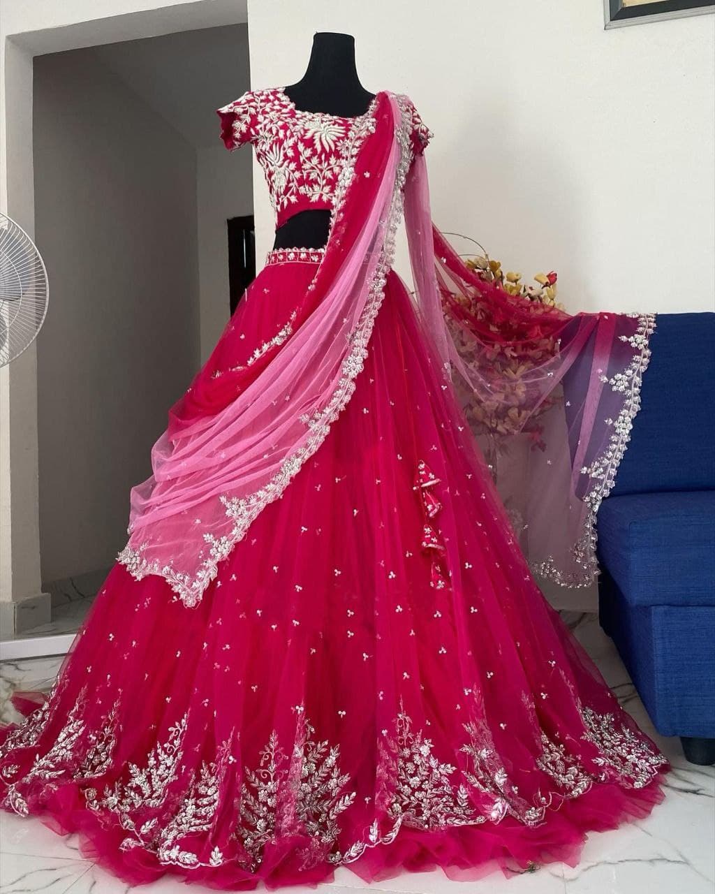 net lehengas