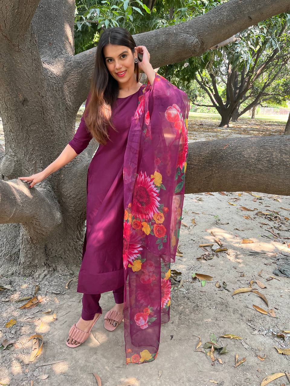 Brijraj | Cotton dresses online, Festival wear, Purple suits